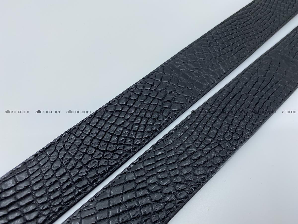Crocodile leather belt 742 Foto 14