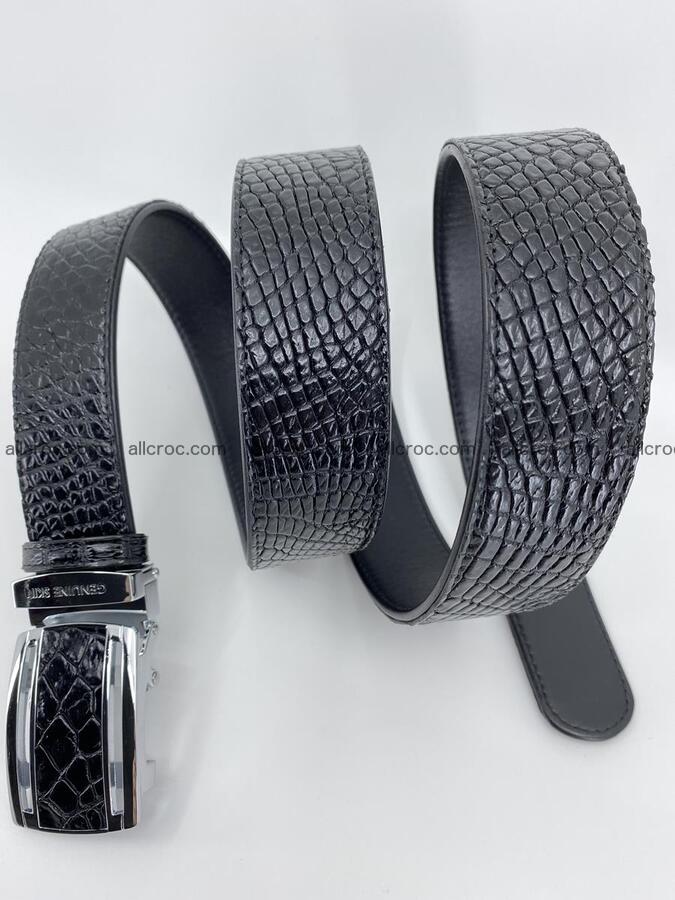Crocodile leather belt 734 Foto 4