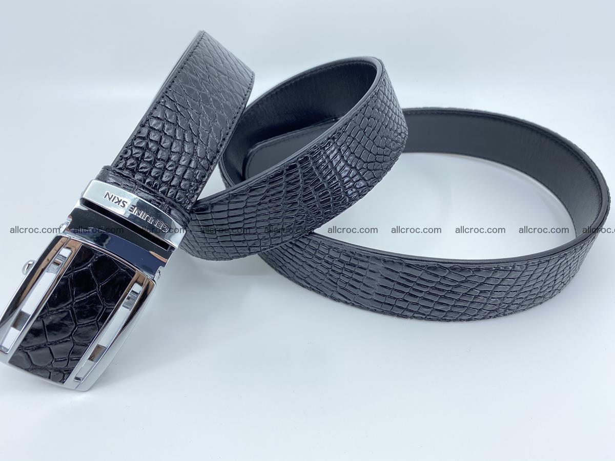 Crocodile leather belt 734 Foto 5