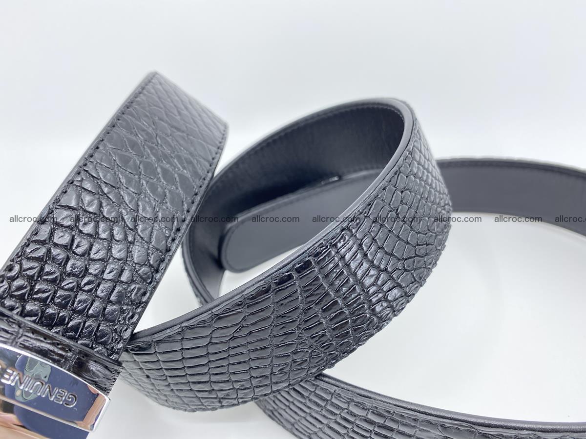 Crocodile leather belt 734 Foto 7