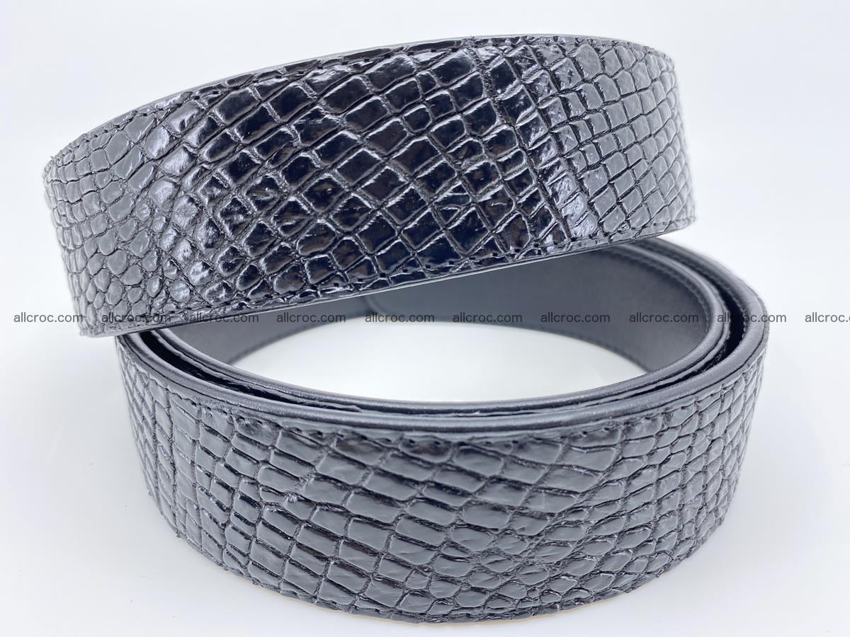 Crocodile leather belt 742 Foto 7