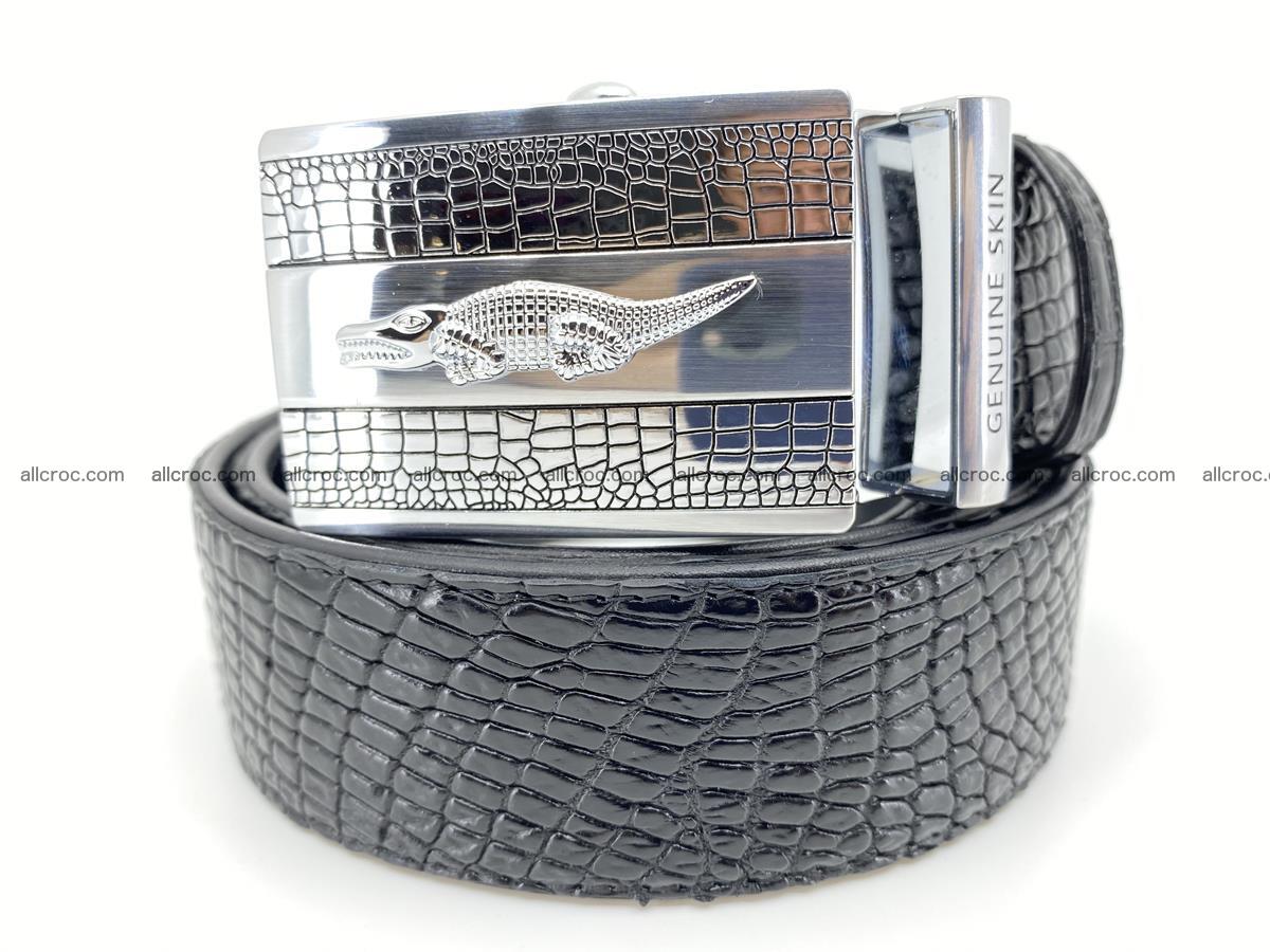 Crocodile leather belt 738 Foto 0
