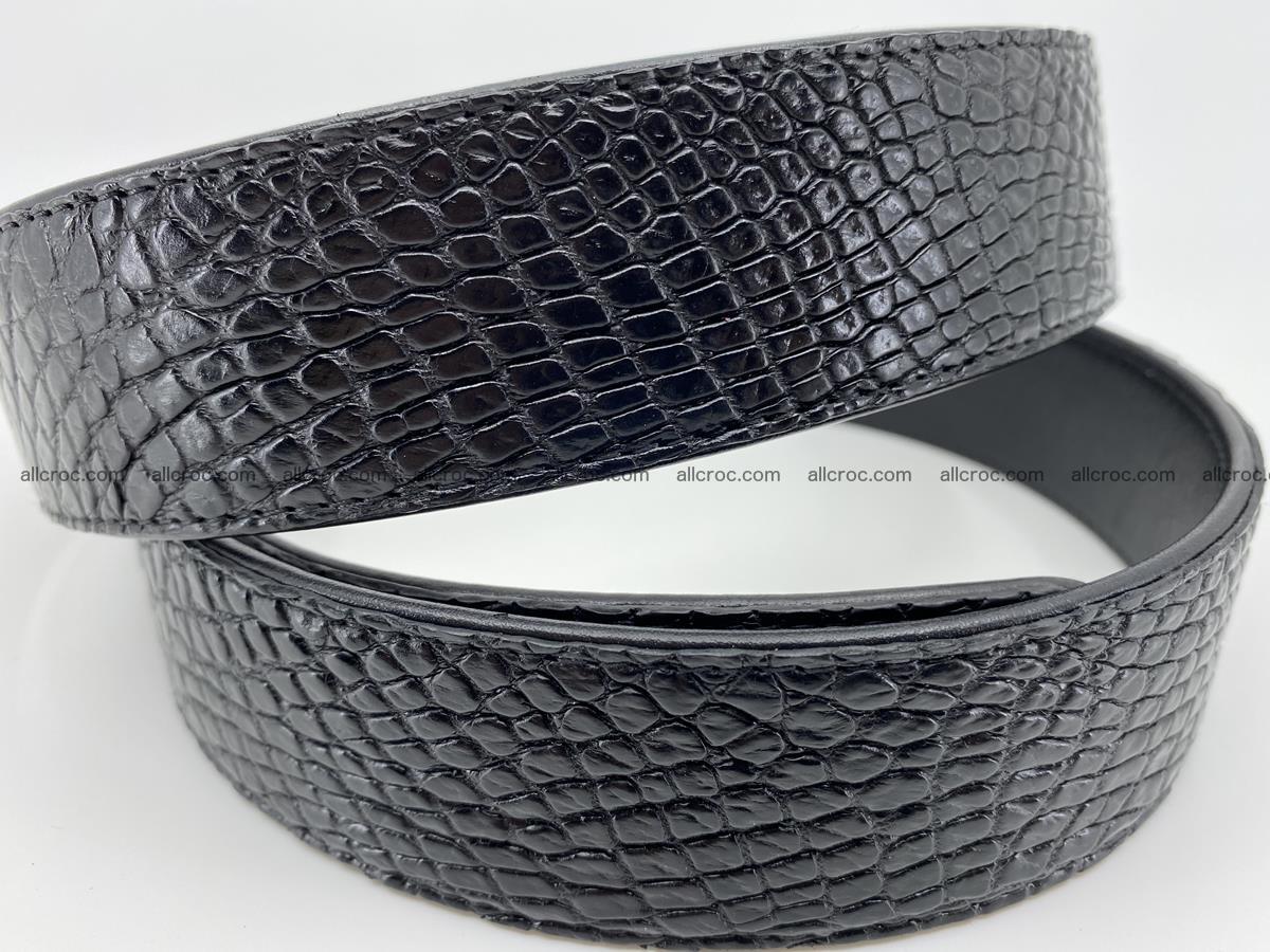 Crocodile leather belt 738 Foto 4