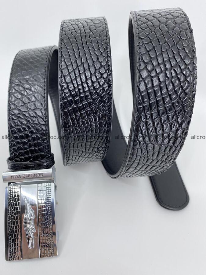 Crocodile leather belt 738 Foto 7