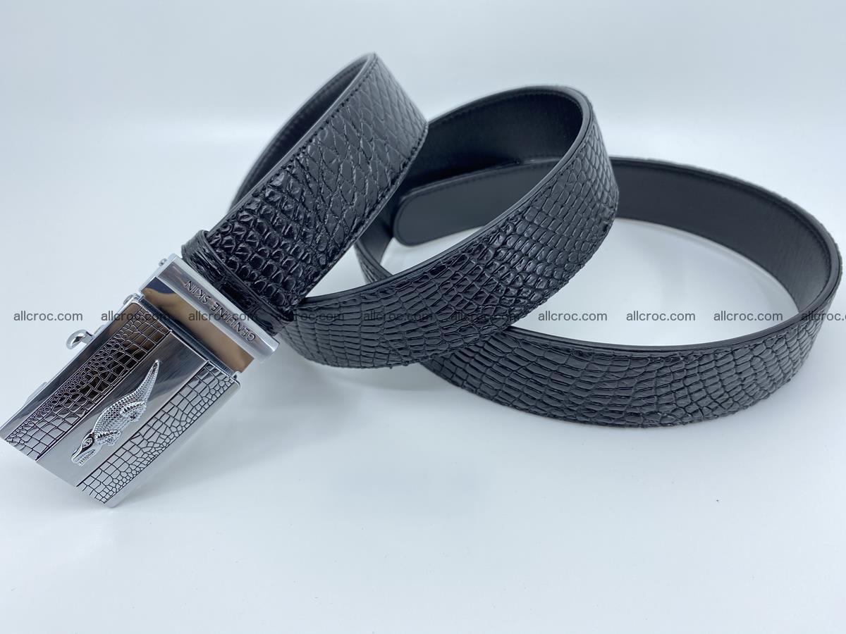 Crocodile leather belt 738 Foto 9