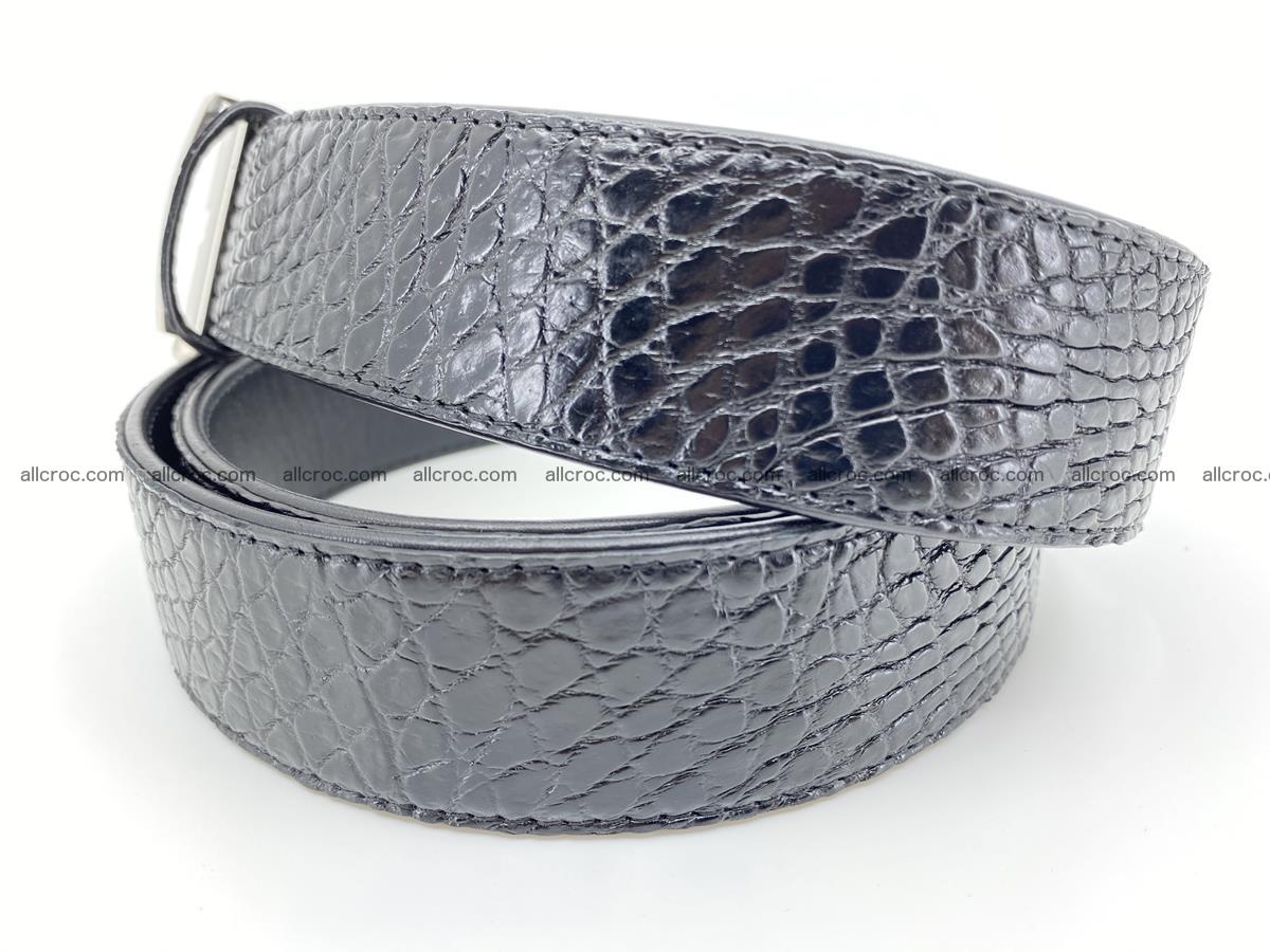 Crocodile leather belt 742 Foto 3