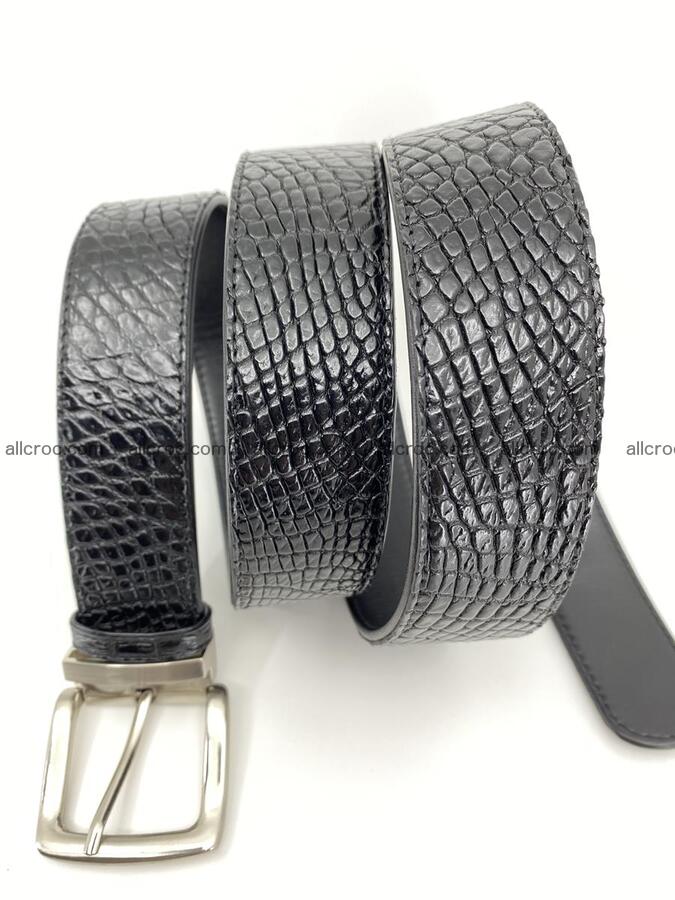 Crocodile leather belt 742 Foto 8