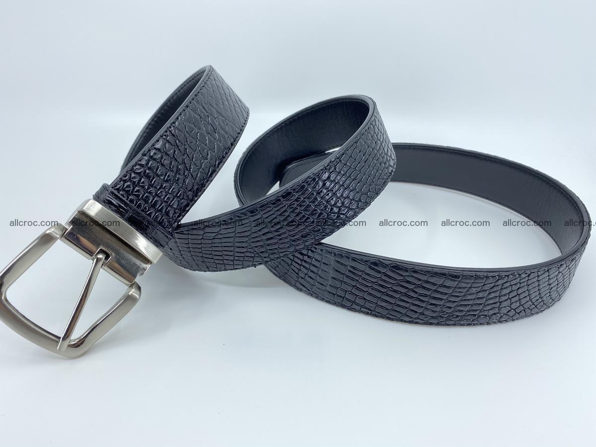 Crocodile leather belt 742 Foto 10
