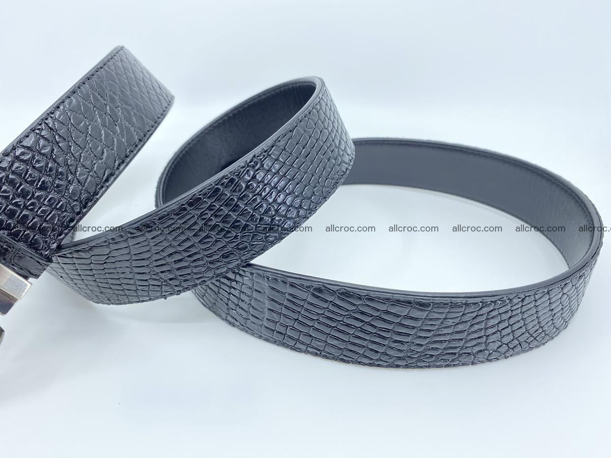 Crocodile leather belt 742 Foto 11