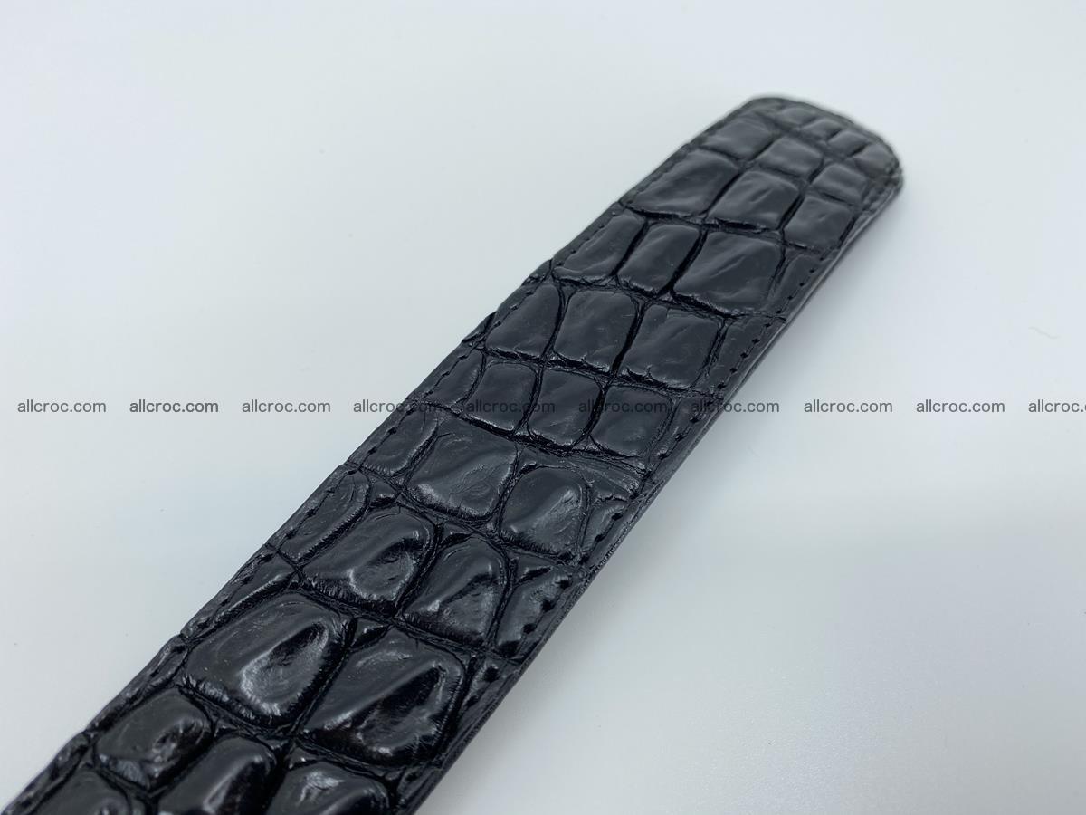 Crocodile leather belt 724 Foto 7