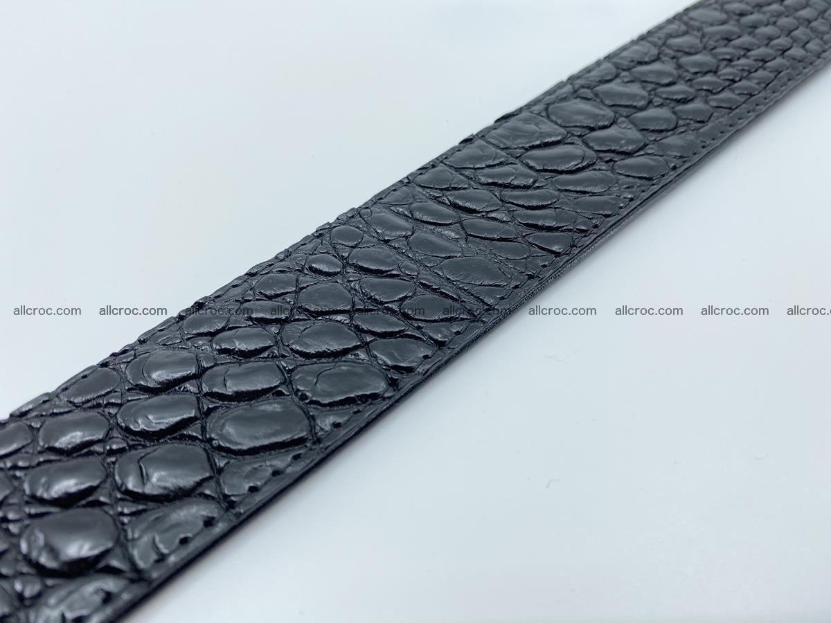 Crocodile leather belt 724 Foto 9