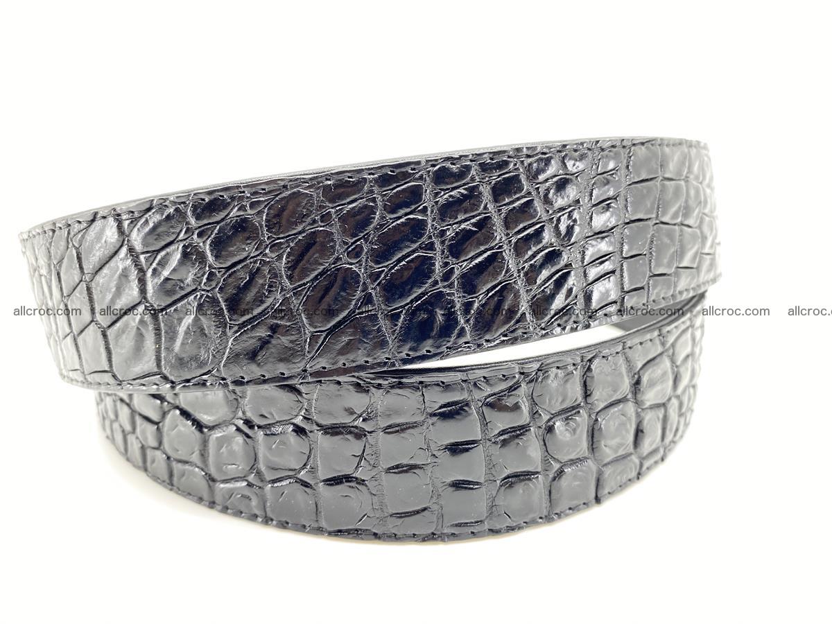 Crocodile leather belt 724 Foto 3