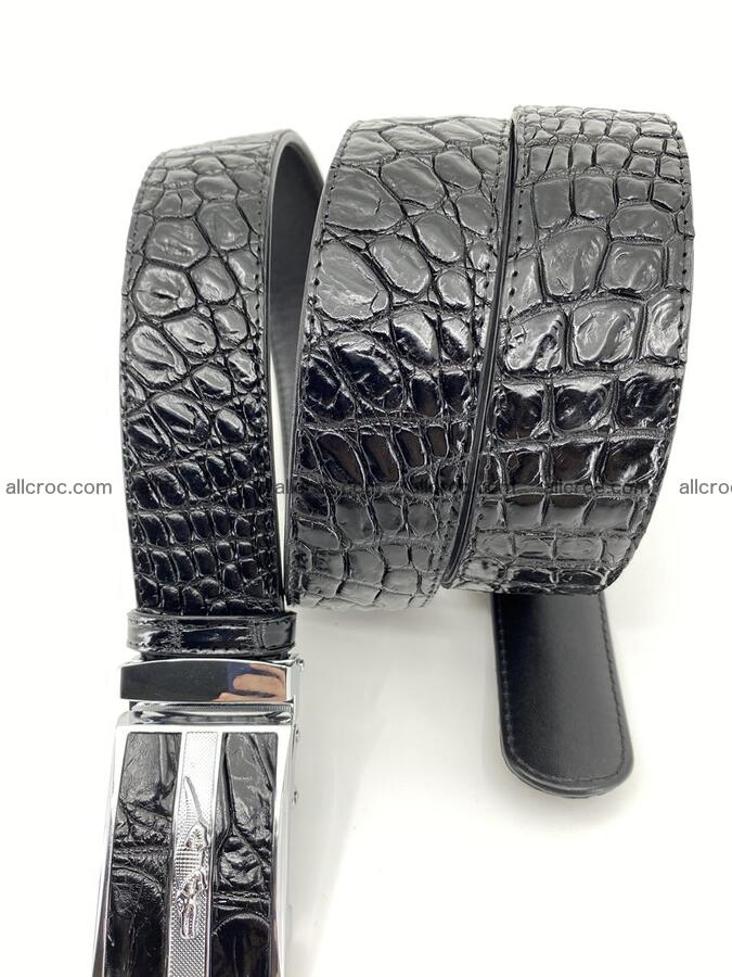Crocodile leather belt 724 Foto 4