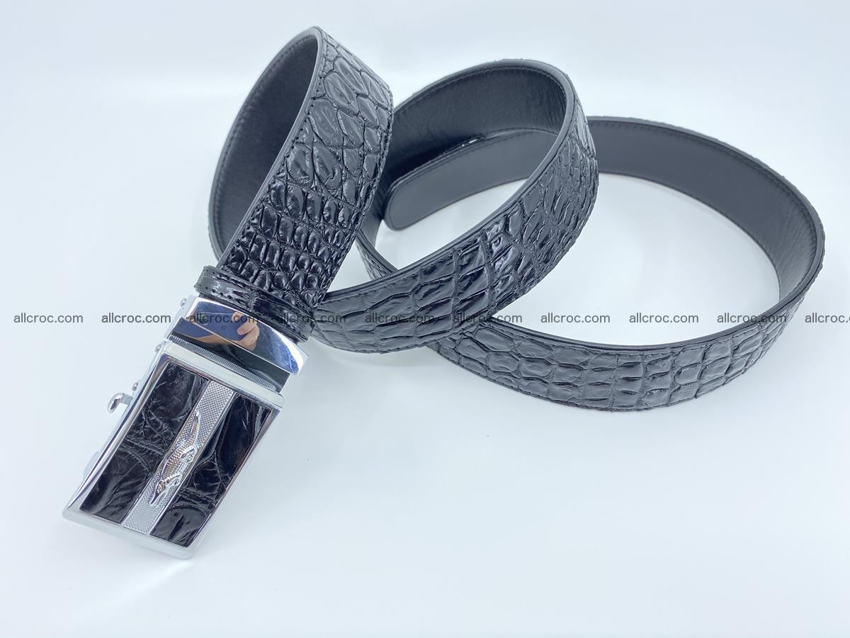 Crocodile leather belt 724 Foto 5