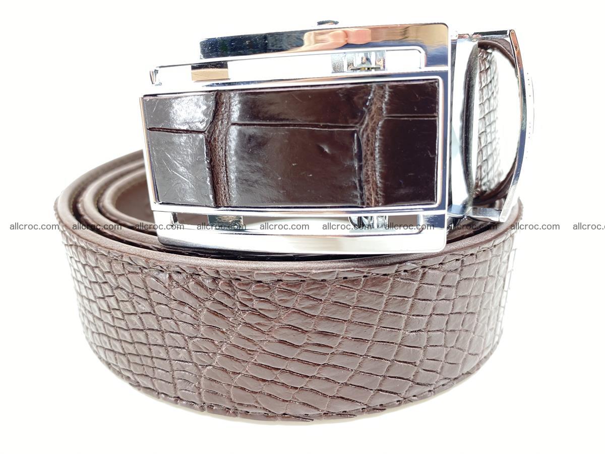 Crocodile leather belt 733 Foto 0