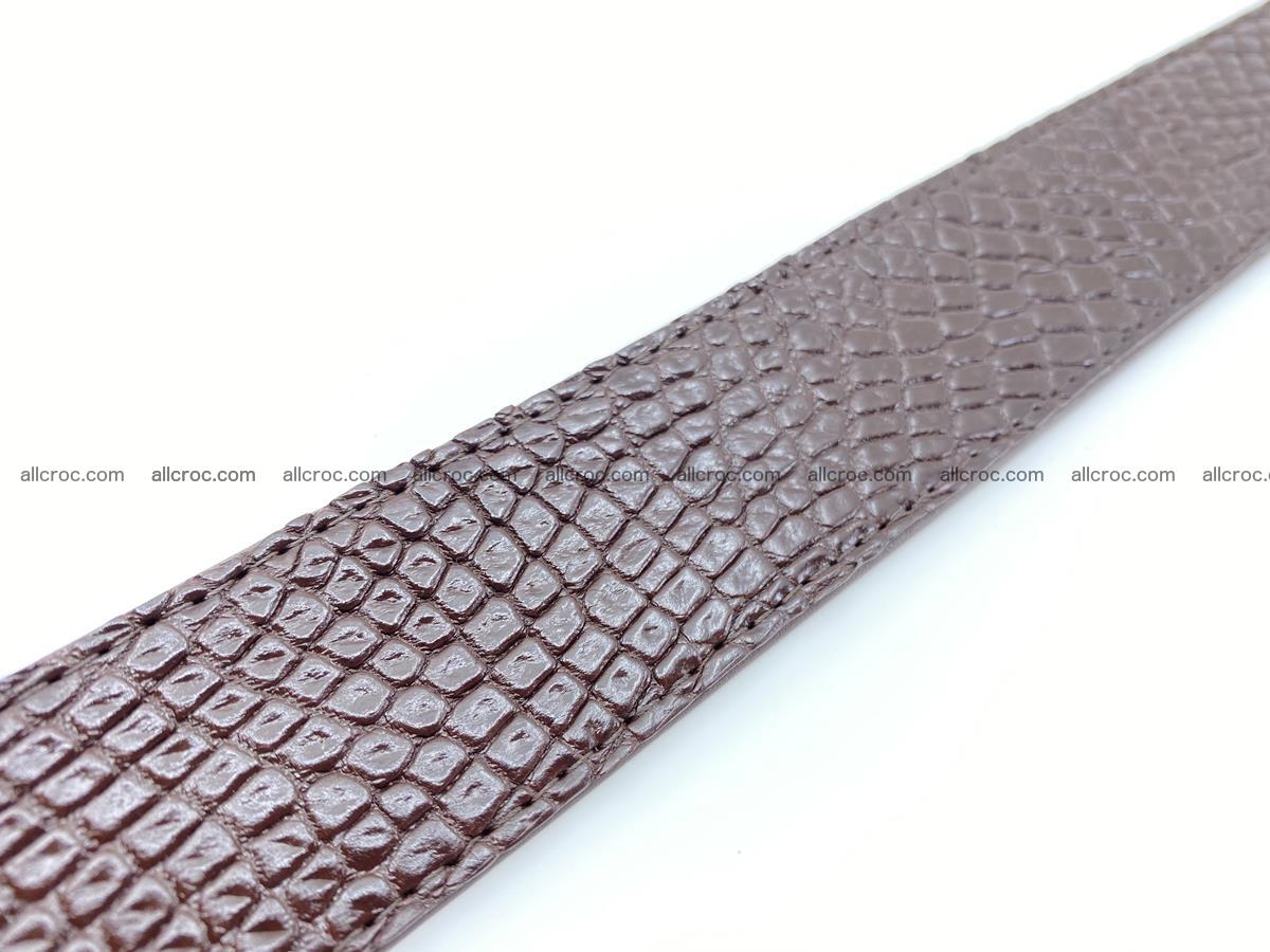 Crocodile leather belt 733 Foto 7