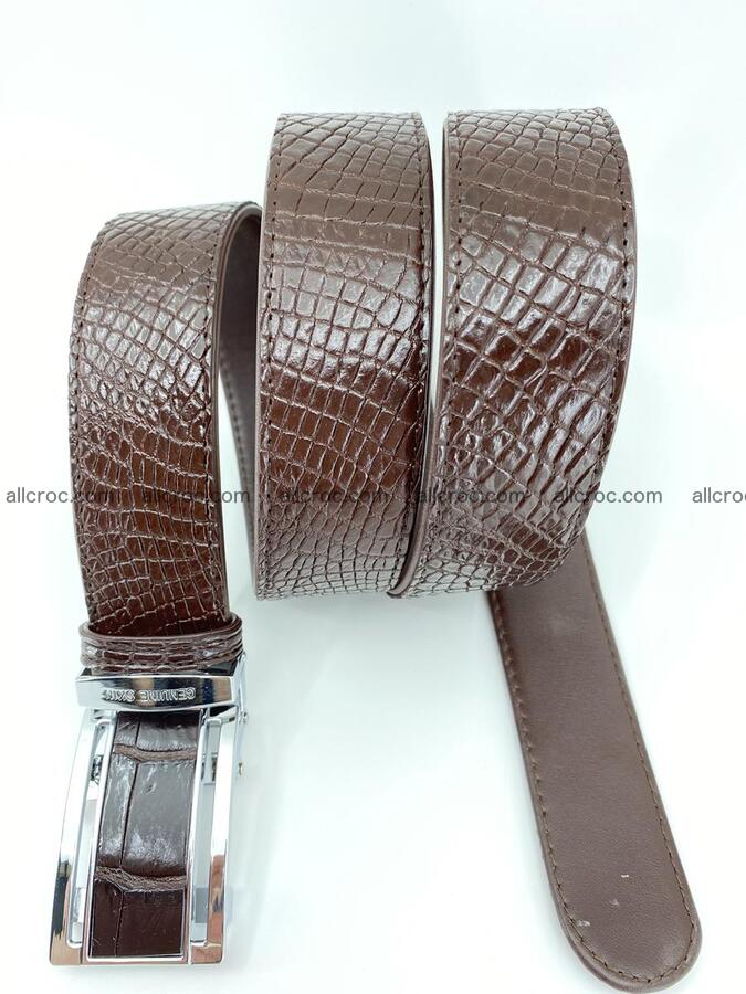 Crocodile leather belt 733 Foto 4