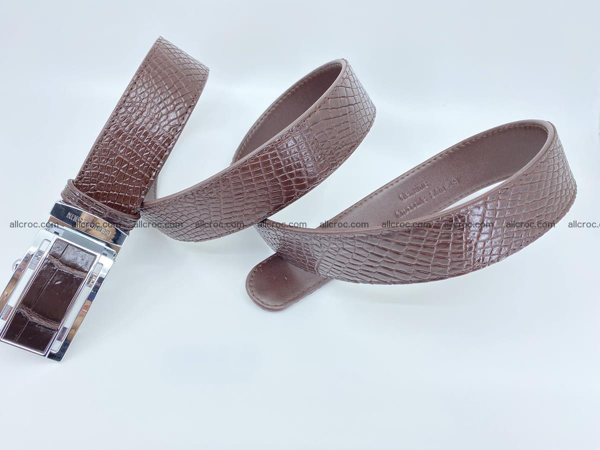 Crocodile leather belt 733 Foto 5