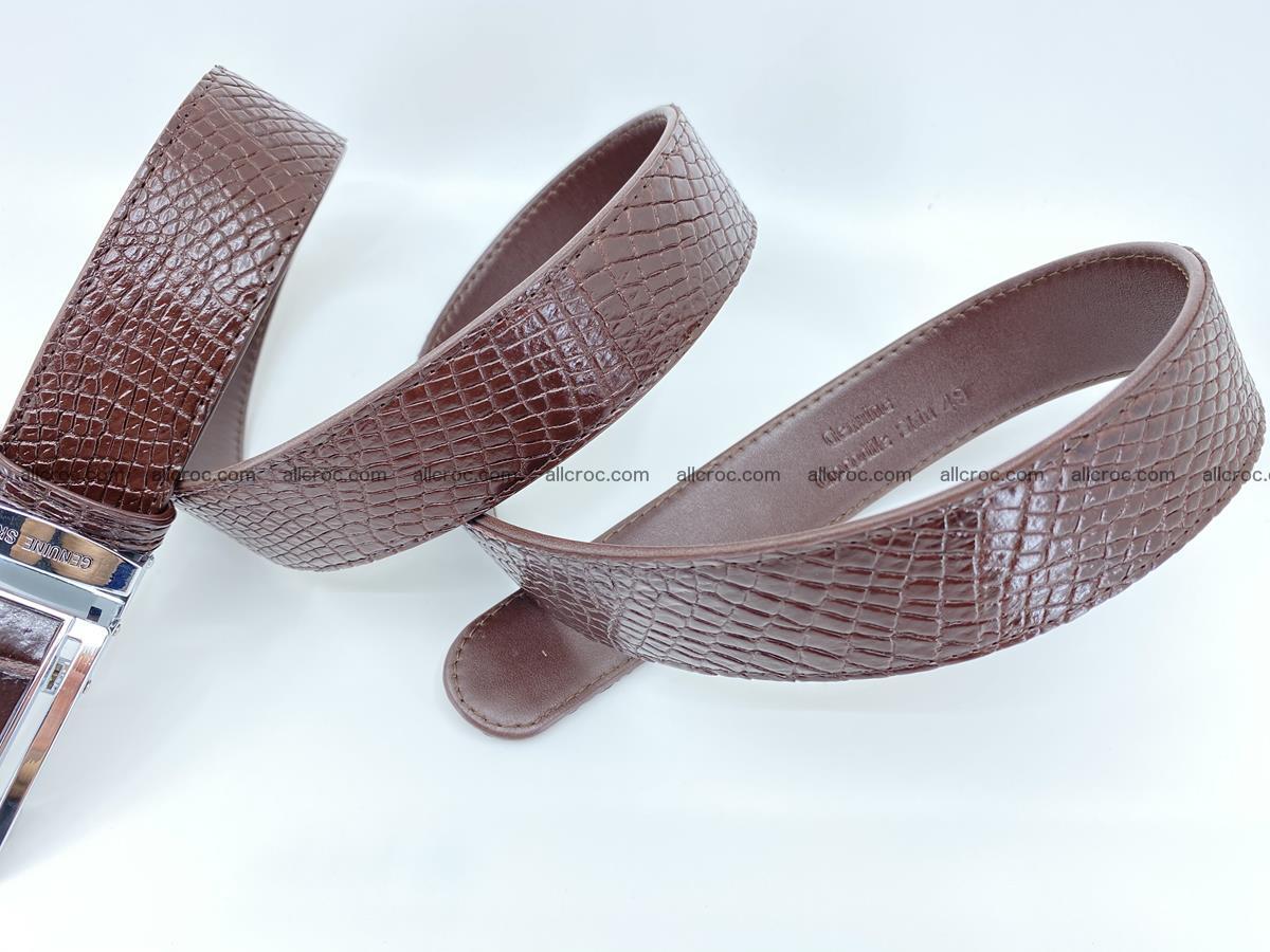 Crocodile leather belt 733 Foto 6