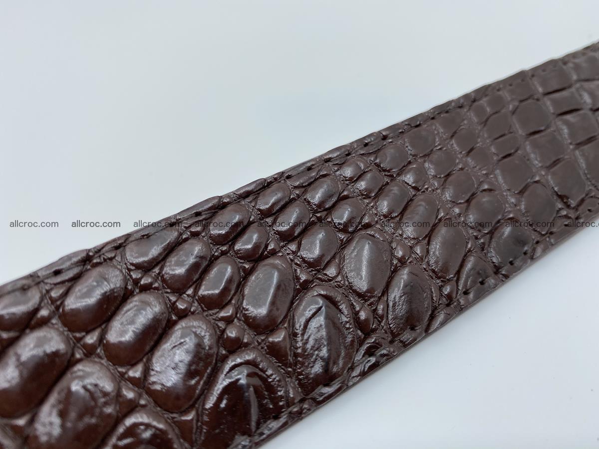 Crocodile leather belt 725 Foto 8