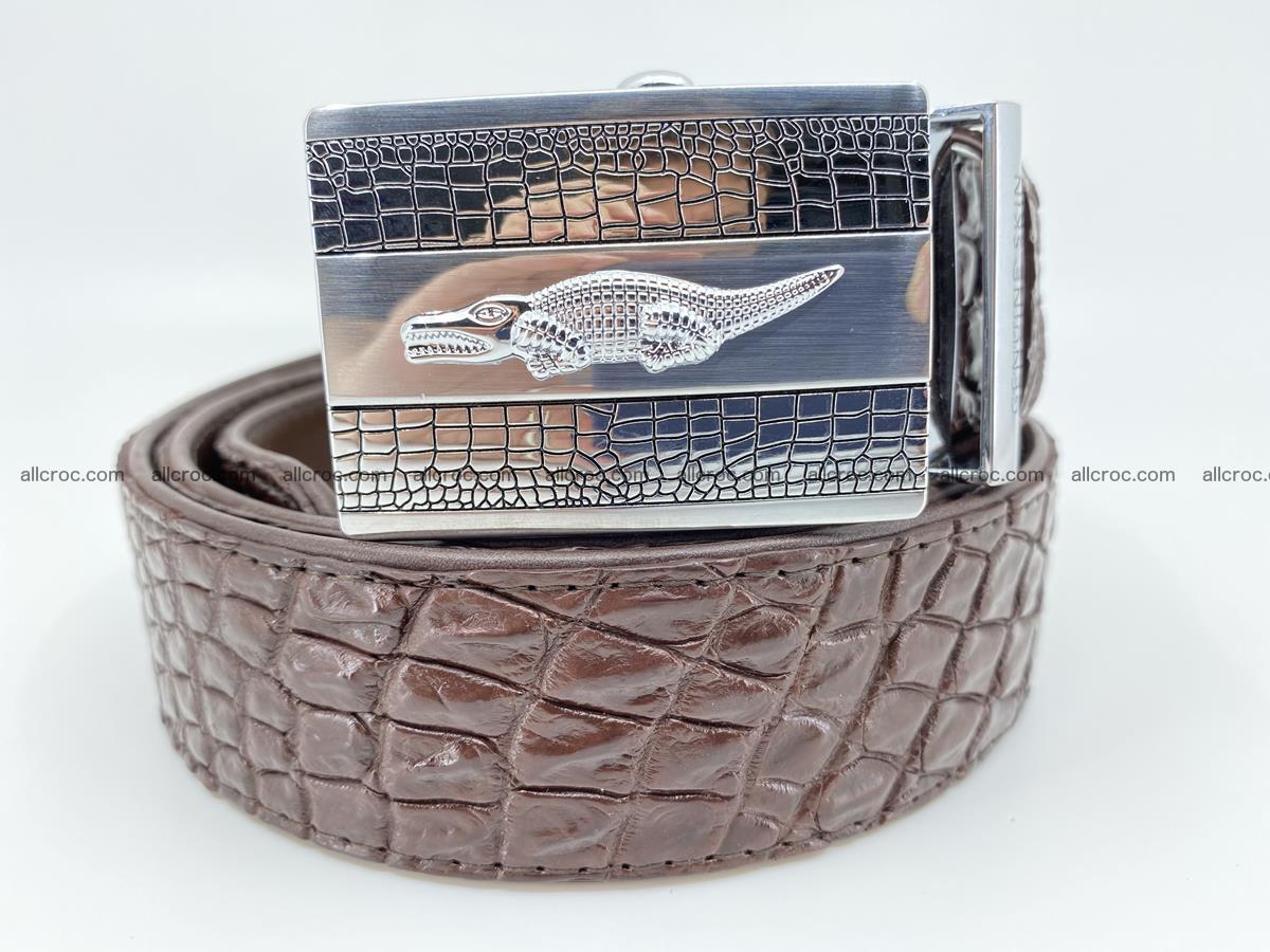Crocodile leather belt 725 Foto 0