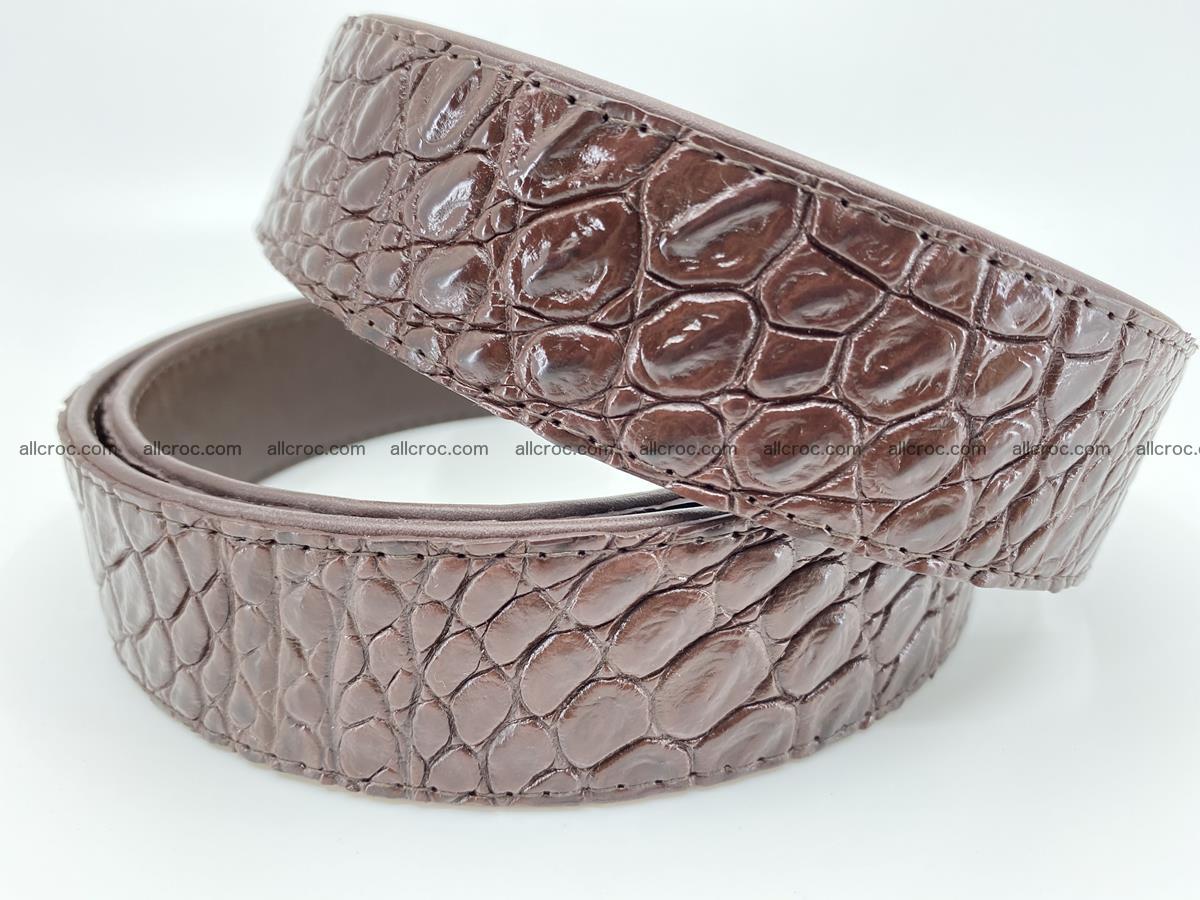 Crocodile leather belt 725 Foto 3