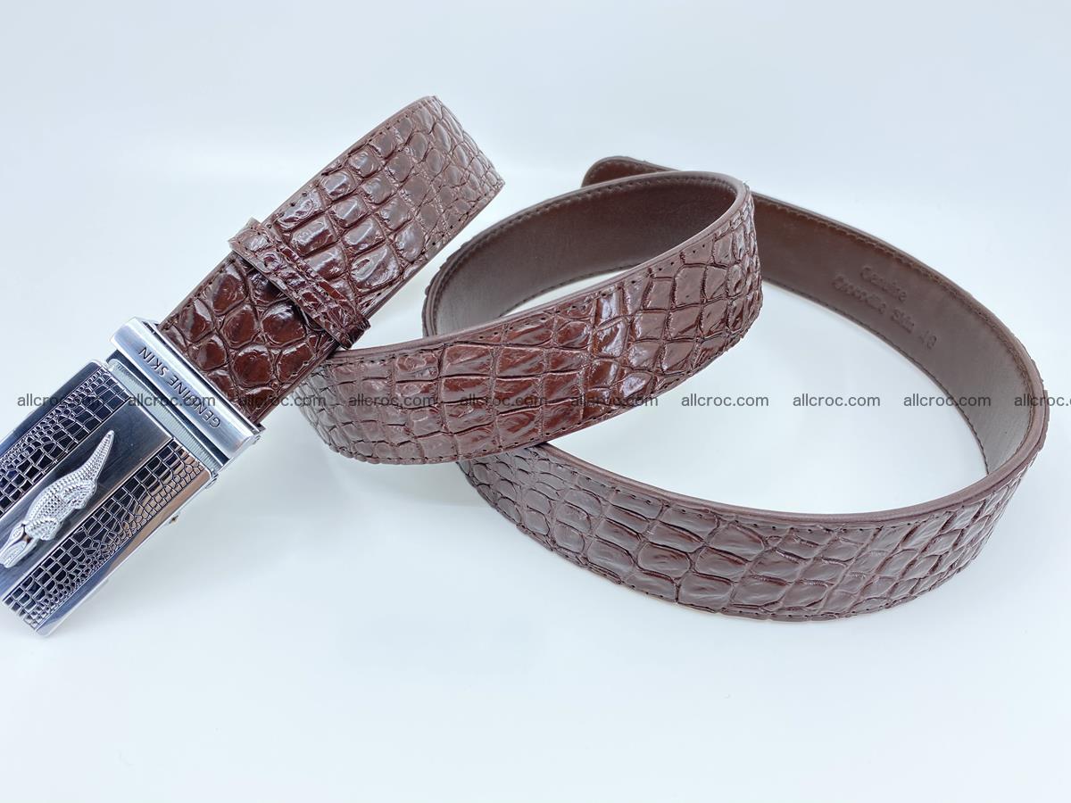 Crocodile leather belt 725 Foto 5