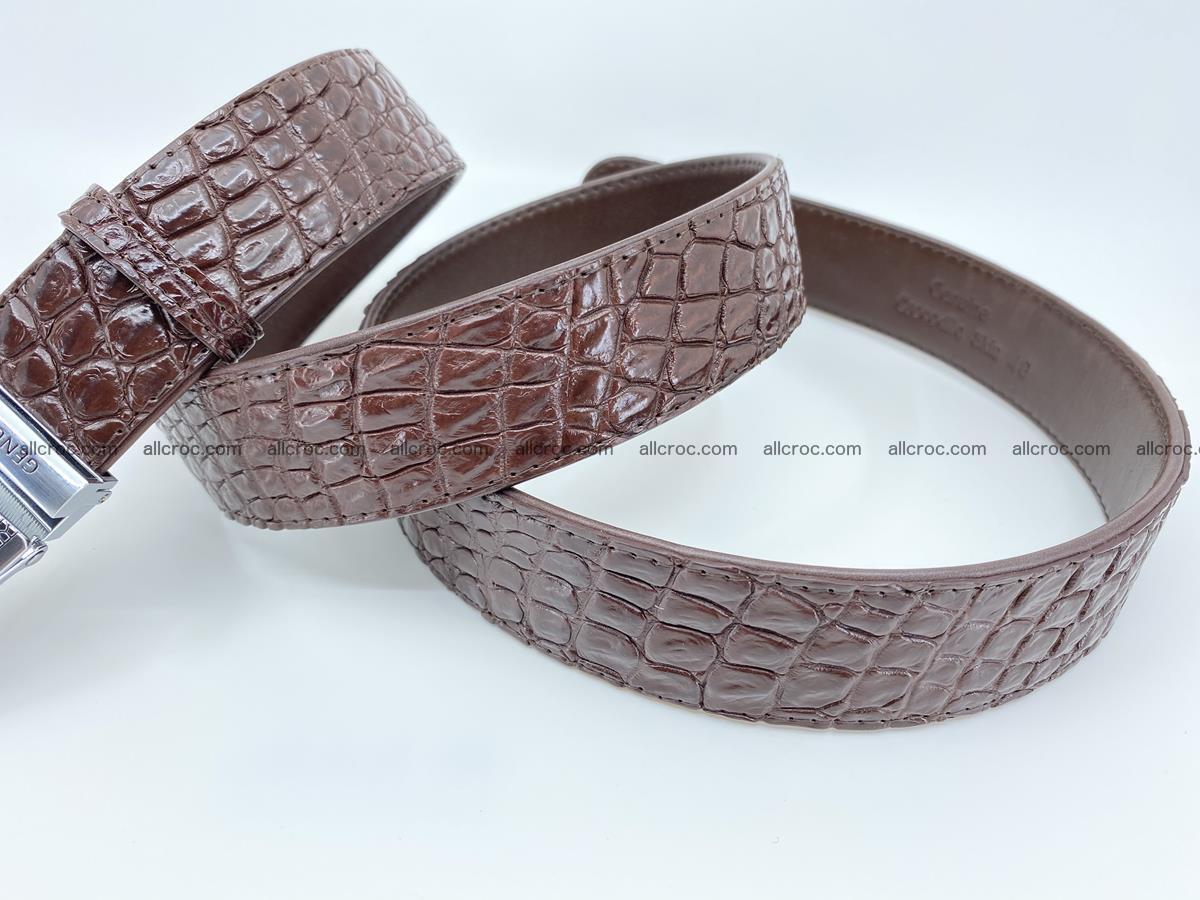Crocodile leather belt 725 Foto 6
