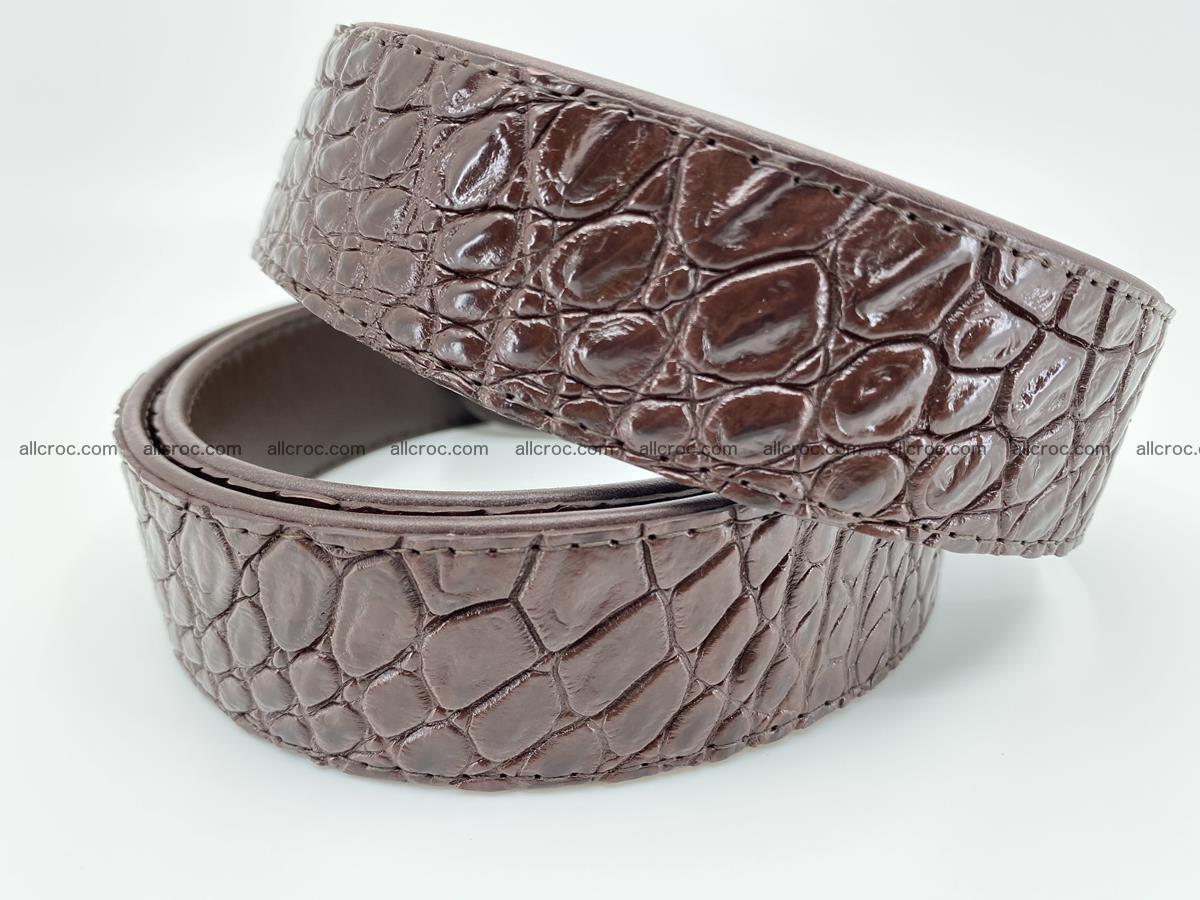 Crocodile leather belt 727 Foto 3