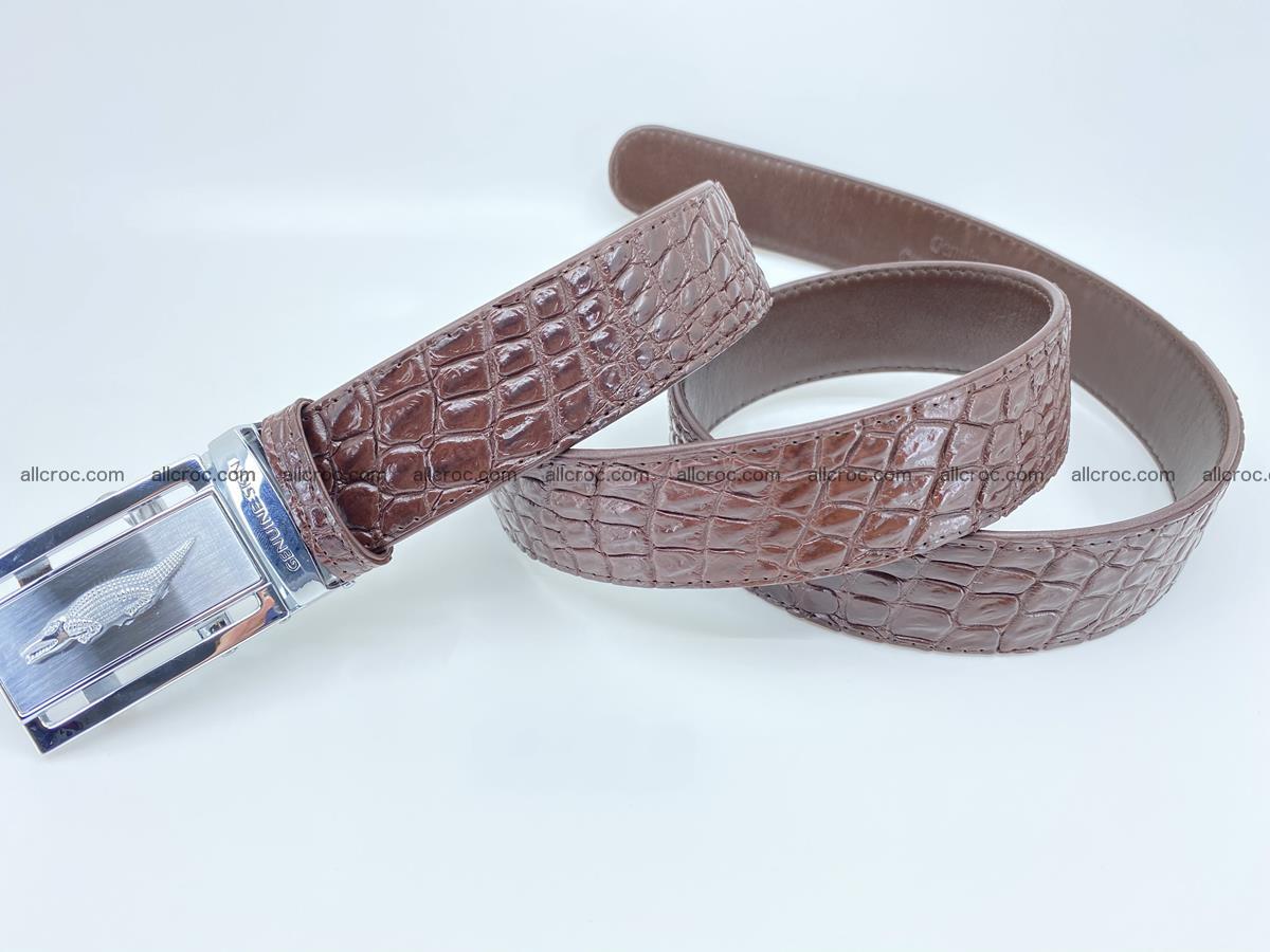 Crocodile leather belt 727 Foto 5