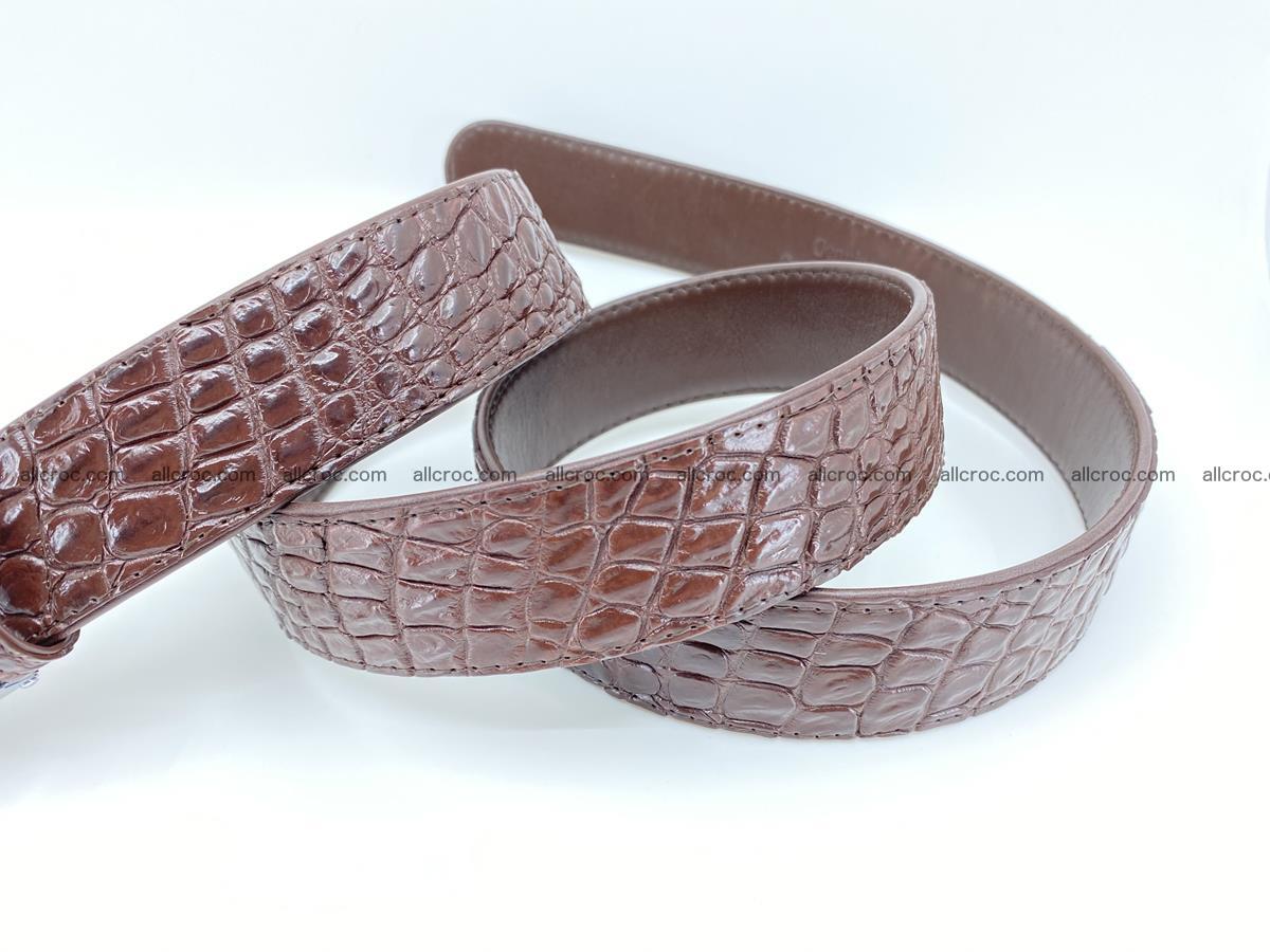 Crocodile leather belt 727 Foto 6