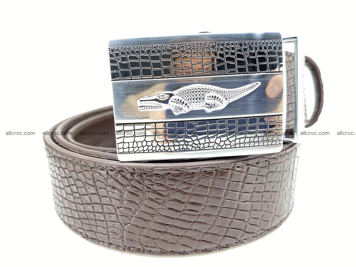 Crocodile leather belt 737 Foto 0
