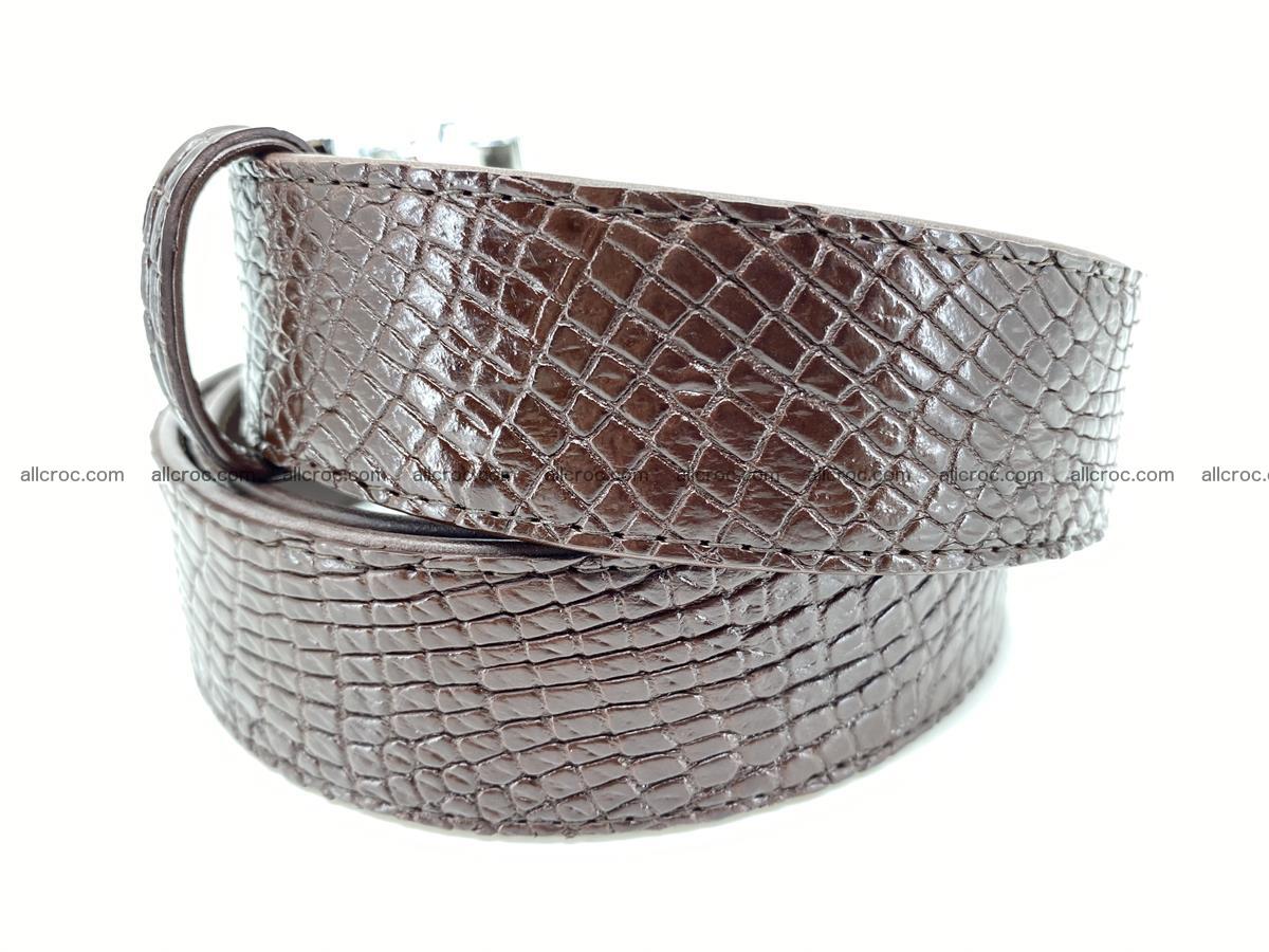 Crocodile leather belt 737 Foto 2