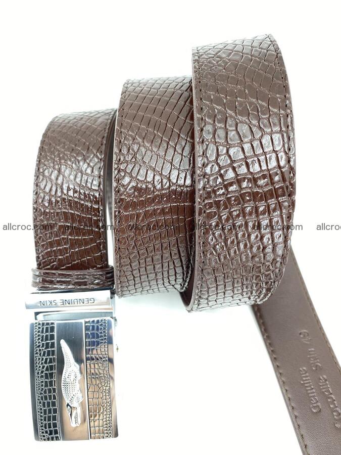 Crocodile leather belt 737 Foto 4