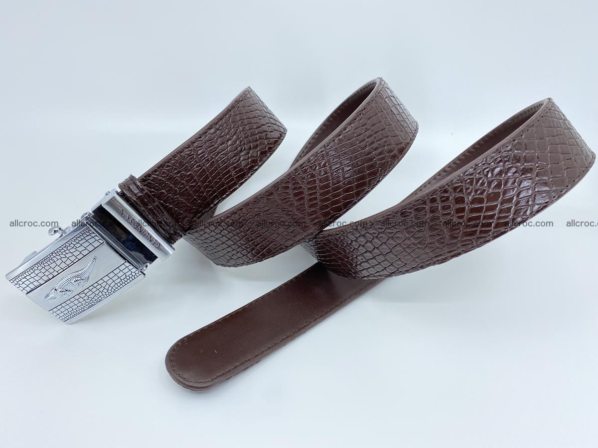 Crocodile leather belt 737 Foto 5