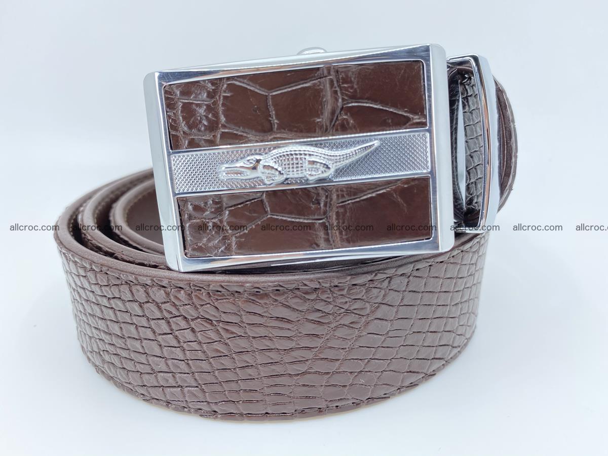Crocodile leather belt 739 Foto 0
