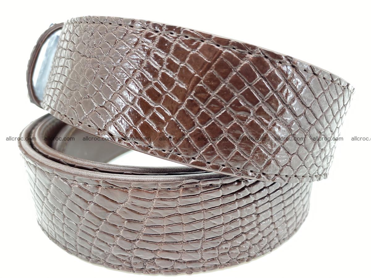 Crocodile leather belt 739 Foto 2