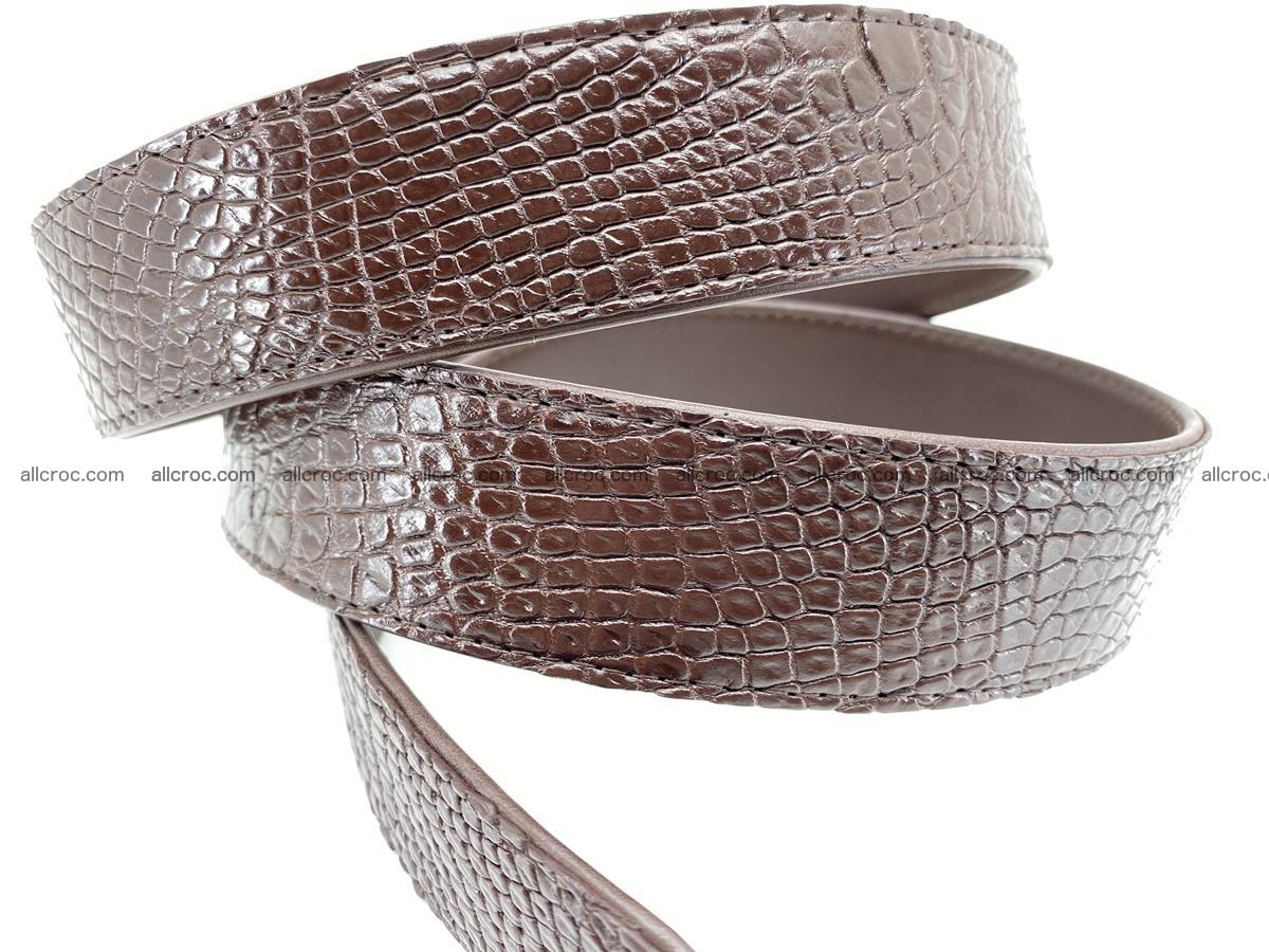Crocodile leather belt 739 Foto 4