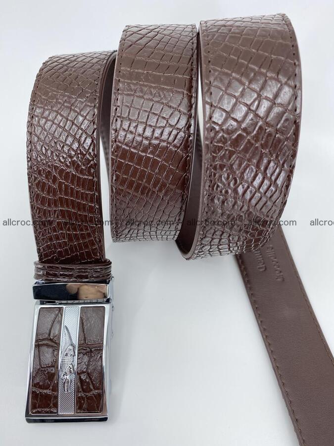 Crocodile leather belt 739 Foto 5