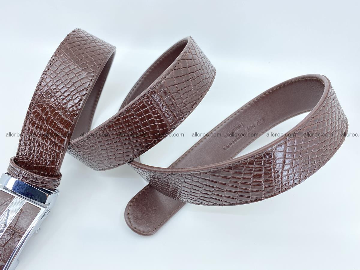 Crocodile leather belt 739 Foto 7