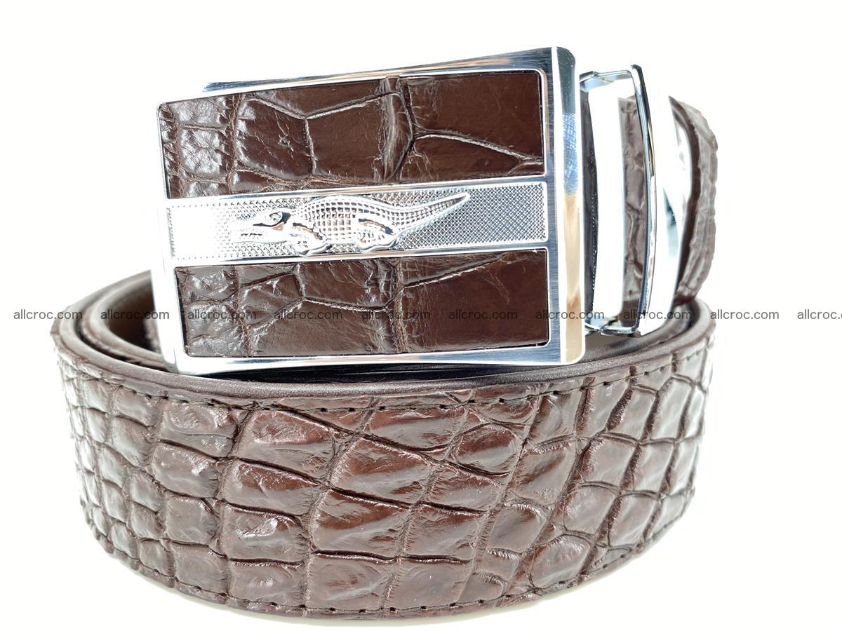 Crocodile leather belt 723 Foto 0