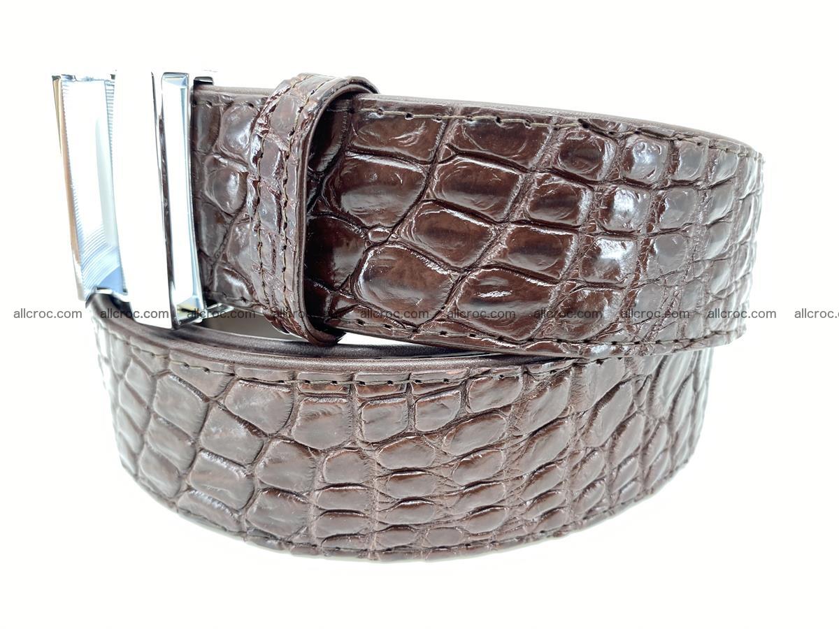Crocodile leather belt 723 Foto 1