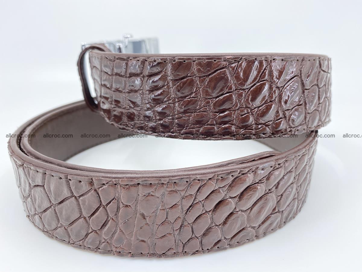 Crocodile leather belt 723 Foto 3