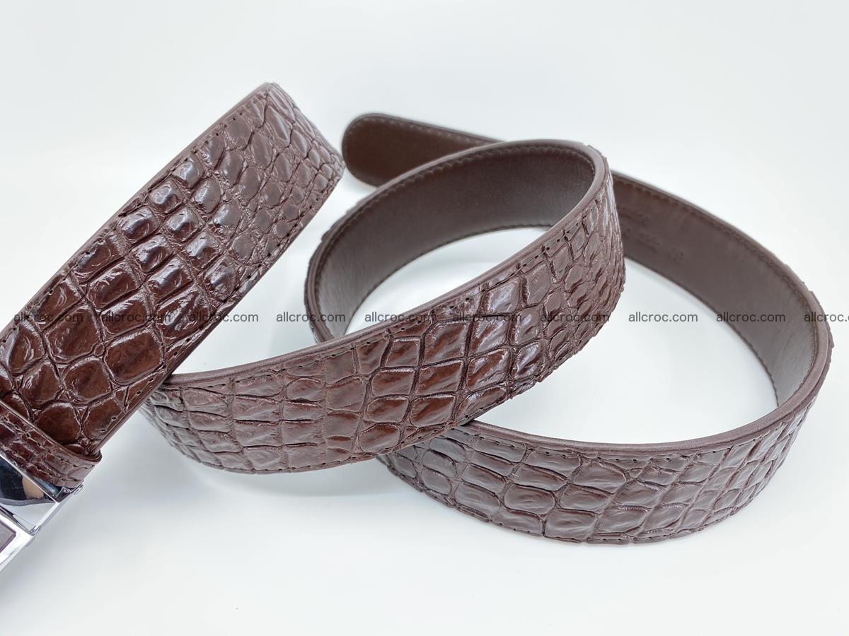 Crocodile leather belt 723 Foto 6