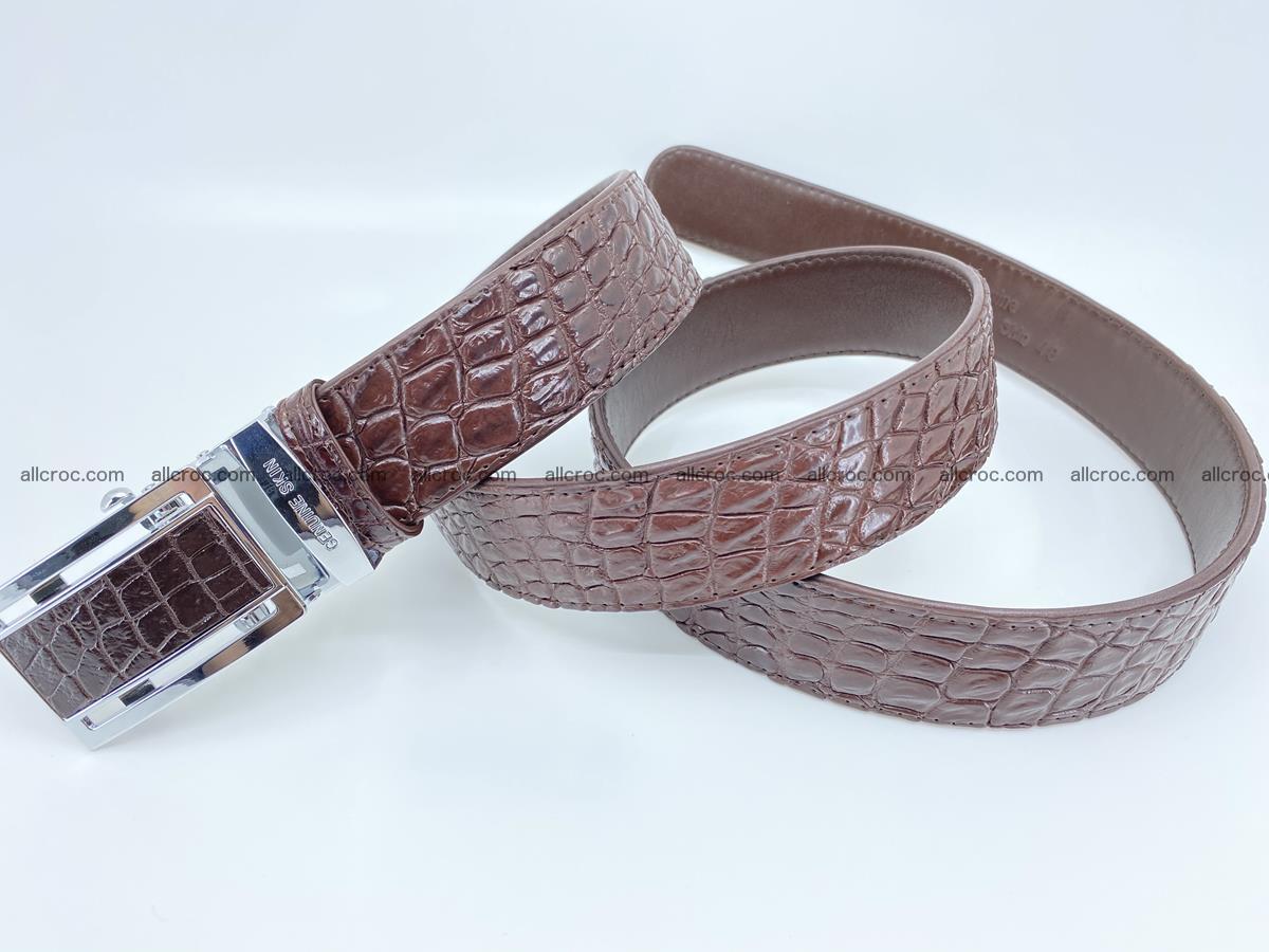 Crocodile leather belt 729 Foto 5