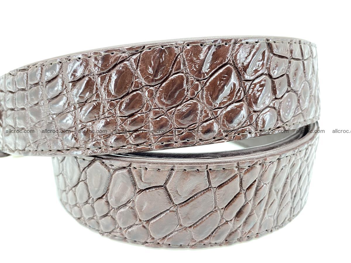 Crocodile leather belt 731 Foto 3