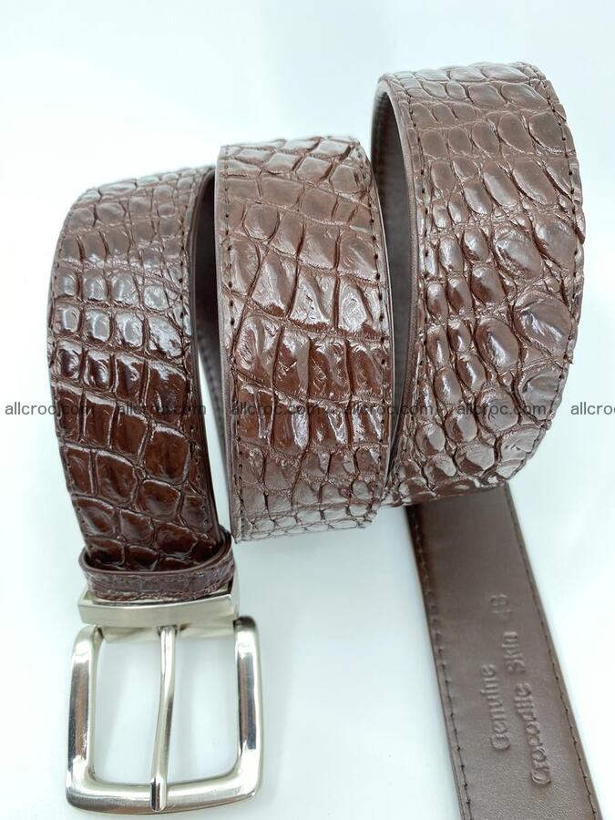 Crocodile leather belt 731 Foto 5