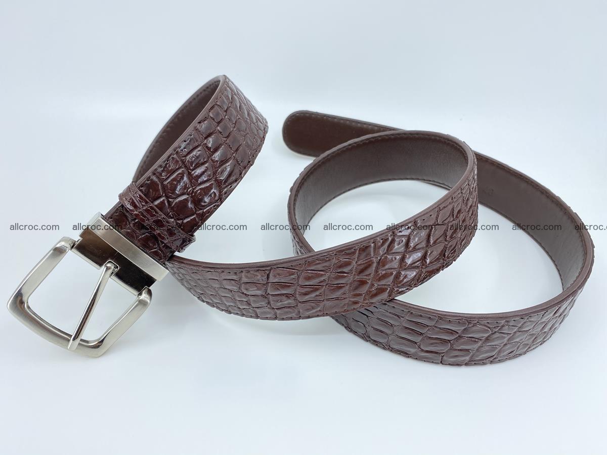 Crocodile leather belt 731 Foto 6