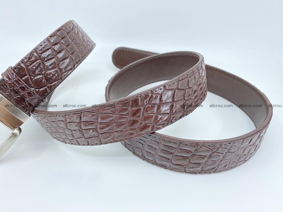 Crocodile leather belt 731 Foto 7