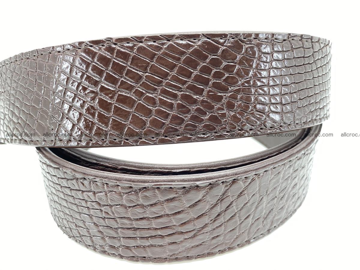 Crocodile leather belt 735 Foto 5